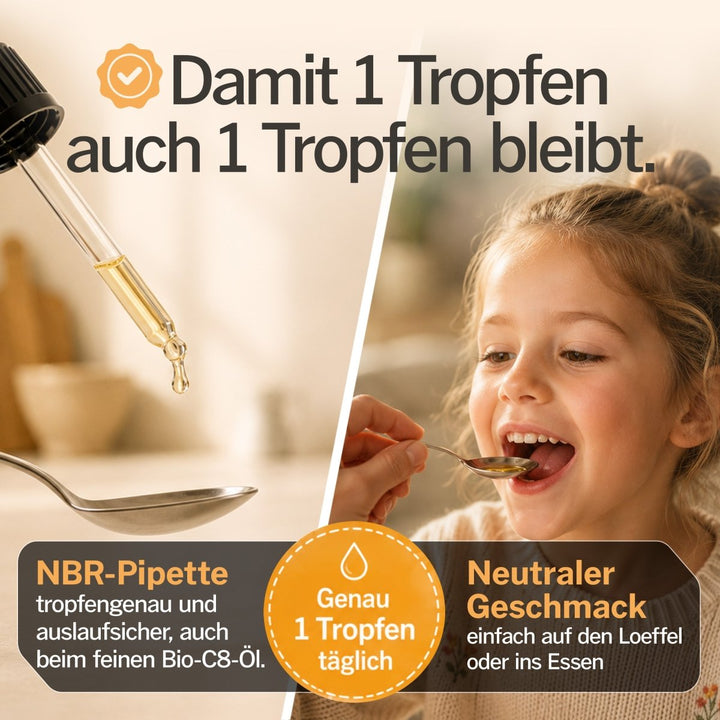 Pure Nature Kinder Vitamin D3 K2 Tropfen MCT-Öl - 500 I.E. | nuPurea