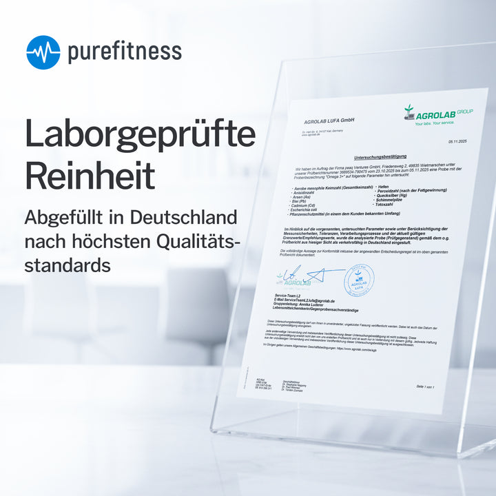 Purefitness Omega 3 Fischöl Kapseln – 2000 mg Triglycerid Form