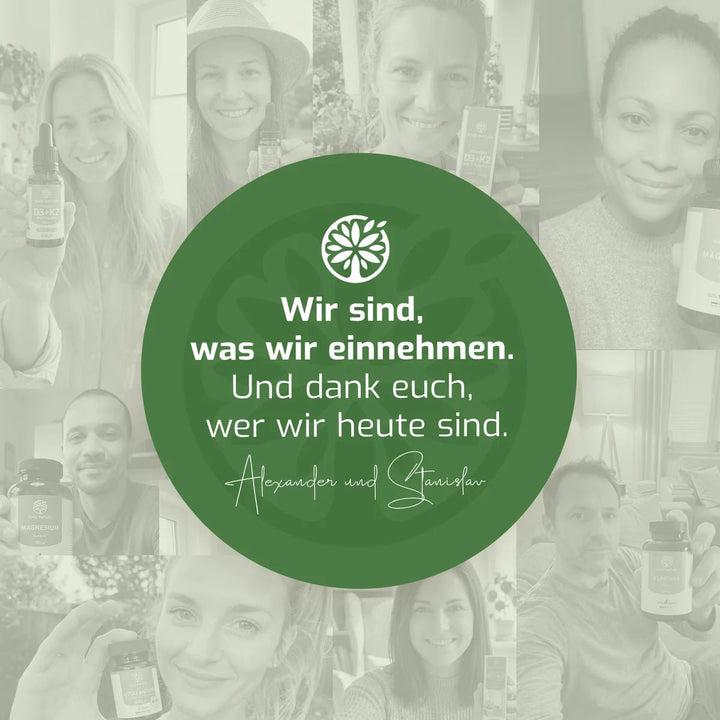 Pure Nature Omega-3 Bio-Algenöl vegan - Bild 9: Die Gruender Alexander und Stanislav, wir sind was wir einnehmen