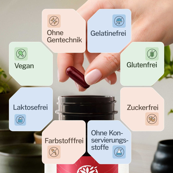Pure Nature Bio Astaxanthin hochdosiert – 60 vegane Kapseln (12 mg) - Purefitness Nutrition