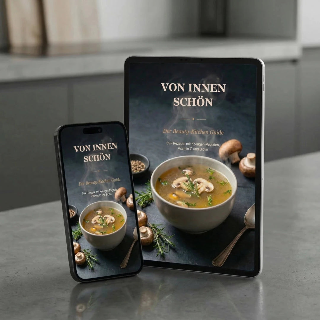VON INNEN SCHÖN – Der Beauty - Kitchen Guide 55+ Rezepte mit Kollagen - Purefitness Nutrition